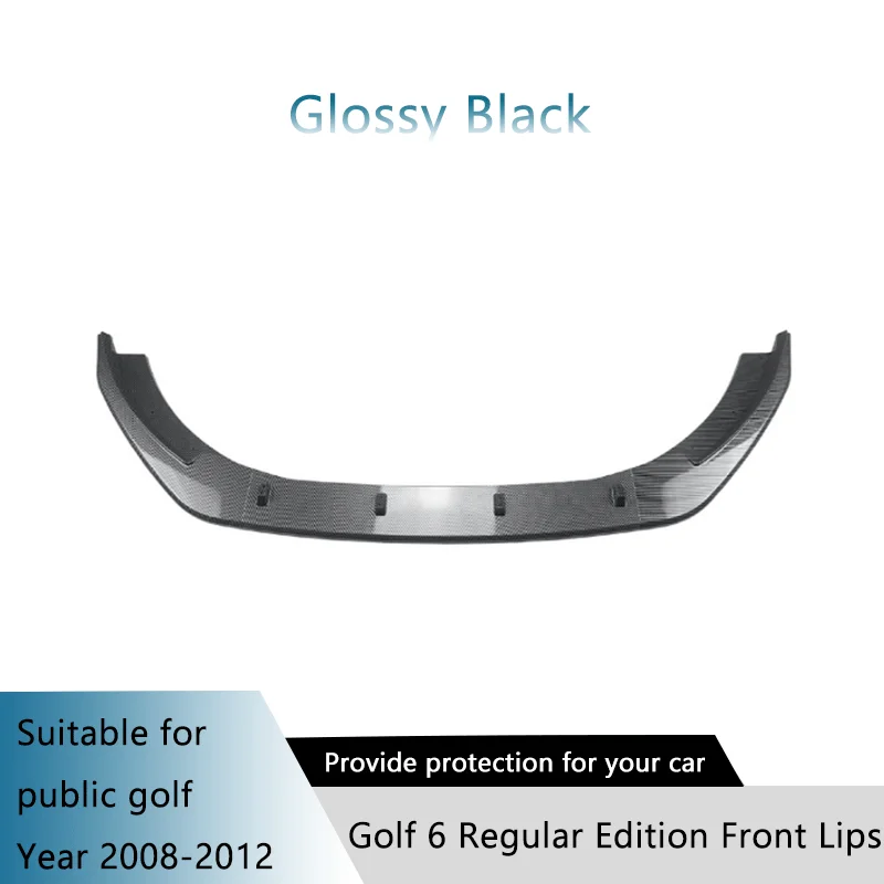 

Автомобильный передний бампер, спойлер для Volkswagen VW Golf6 MK6 2008-2012, диффузор бампера, сплиттер, автомобильные комплекты кузова, автомобильные аксессуары