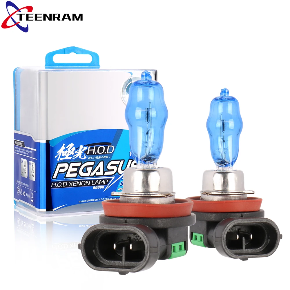 

2pcs DC 12V H4 H7 3000K 6000K 100W Super Bright Car HOD Xenon Halogen Lamp Auto Front Headlight External Lights For Cars