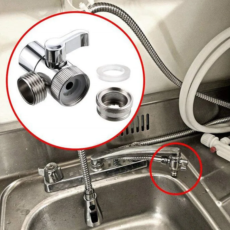 

Sink Valve Diverter Faucet Splitter1/2-Inch Faucet Diverter Valves for Bathroom Sink Faucet Replacement Part Faucet Connector