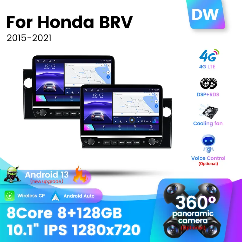 Android OS автомобильное радио для HONDA BR-V BRV 2015-2021 интеллектуальные системы