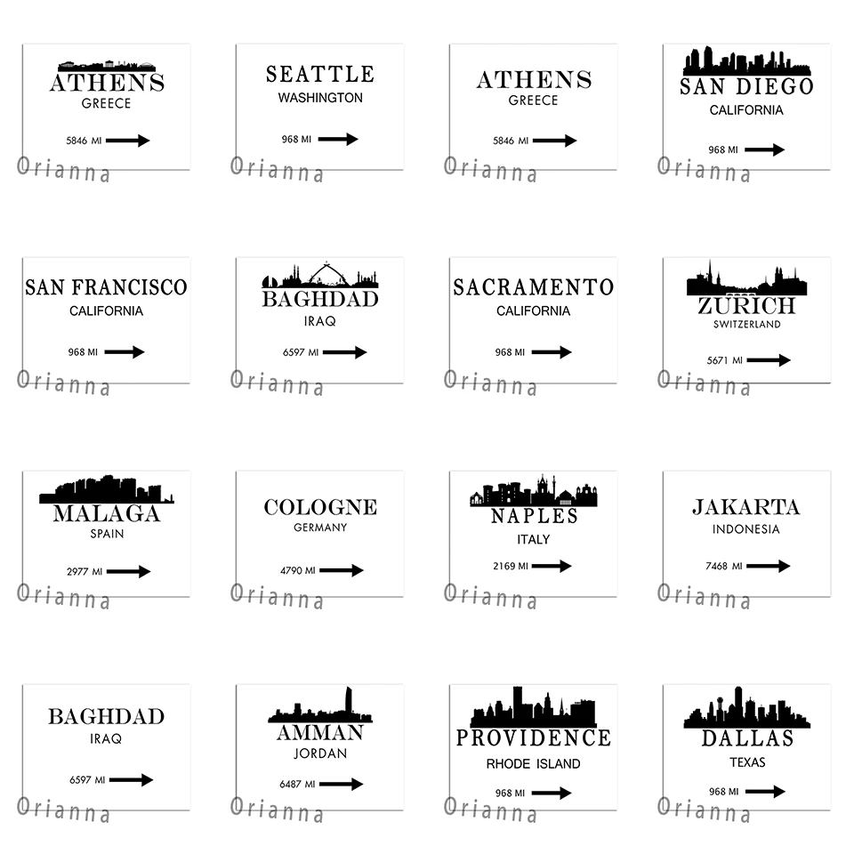 

Architectural Landscapes Around The World Poster Hd Print Home Decor Simple Nordic Black White Wall Art Canvas Painting For Gift