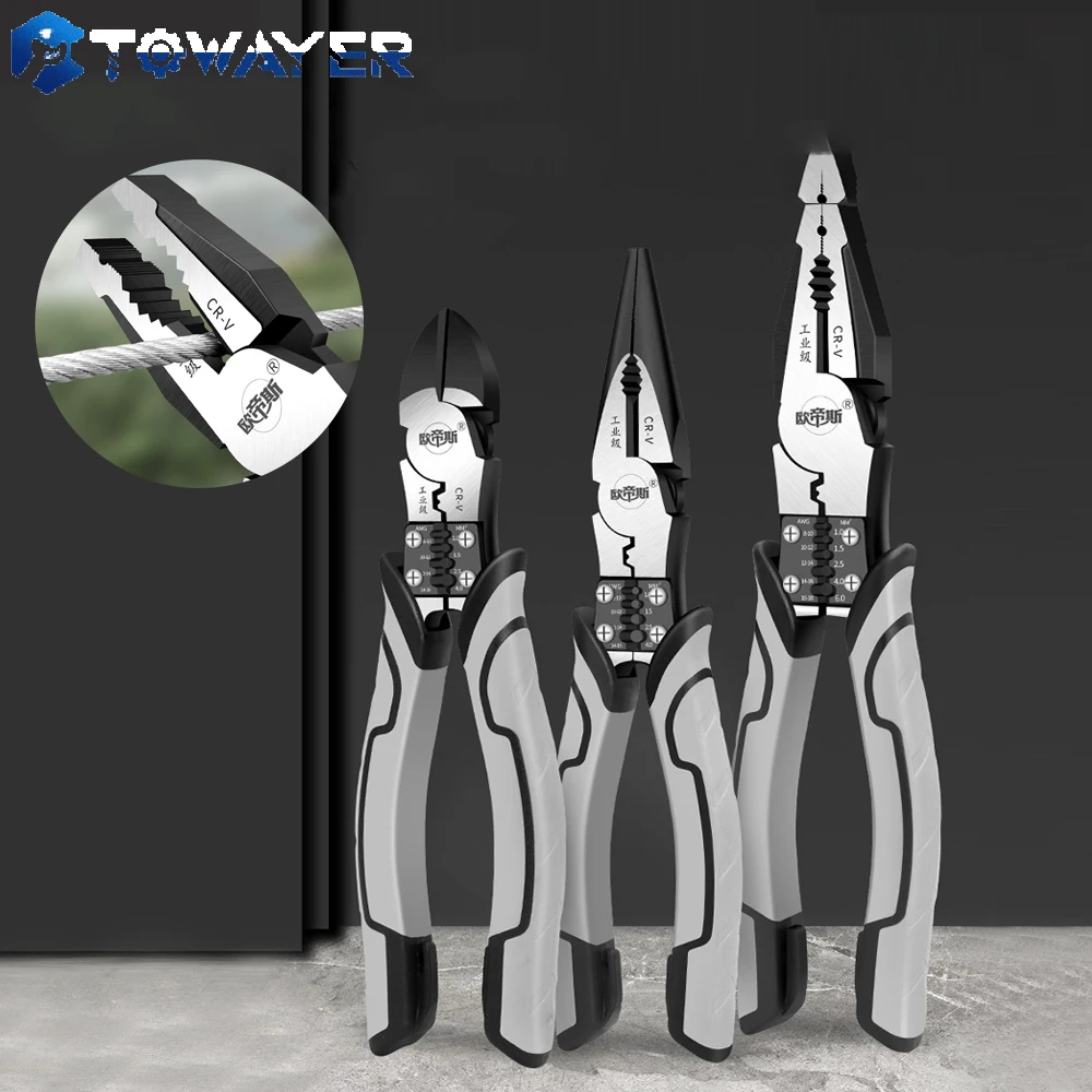 

Multifunctional Universal Diagonal Pliers Needle-nose Pliers Hardware Tools Universal Wire Cutters Electrician DIY Pliers Tools