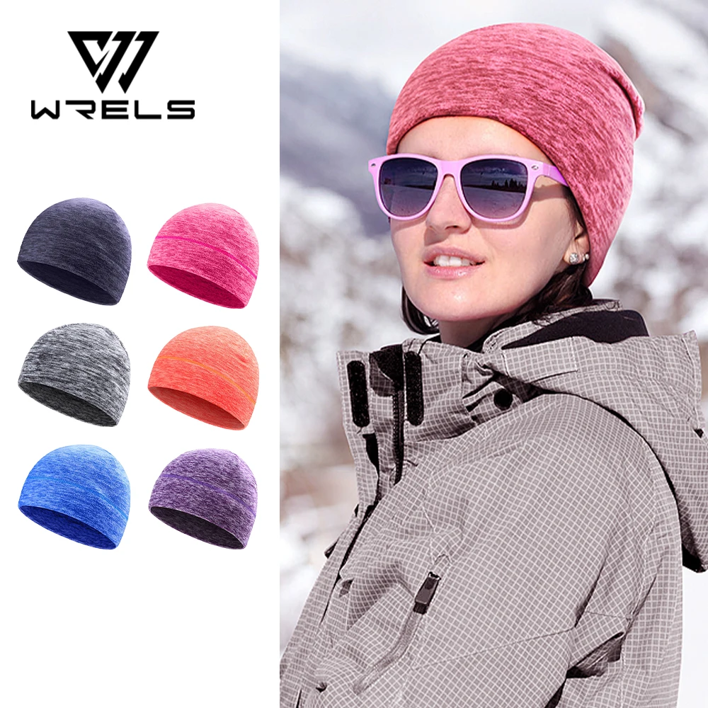 WRELS зимняя теплая велосипедная шапка мужская Балаклава спортивная вязаная