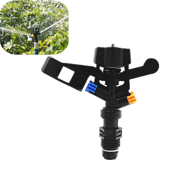 

1pcs 1/2" Male Rocker Impact Sprinkler Garden Agriculture Greenhouse Field Farm Irrigation Nozzle Lawn Turf Meadow Watering