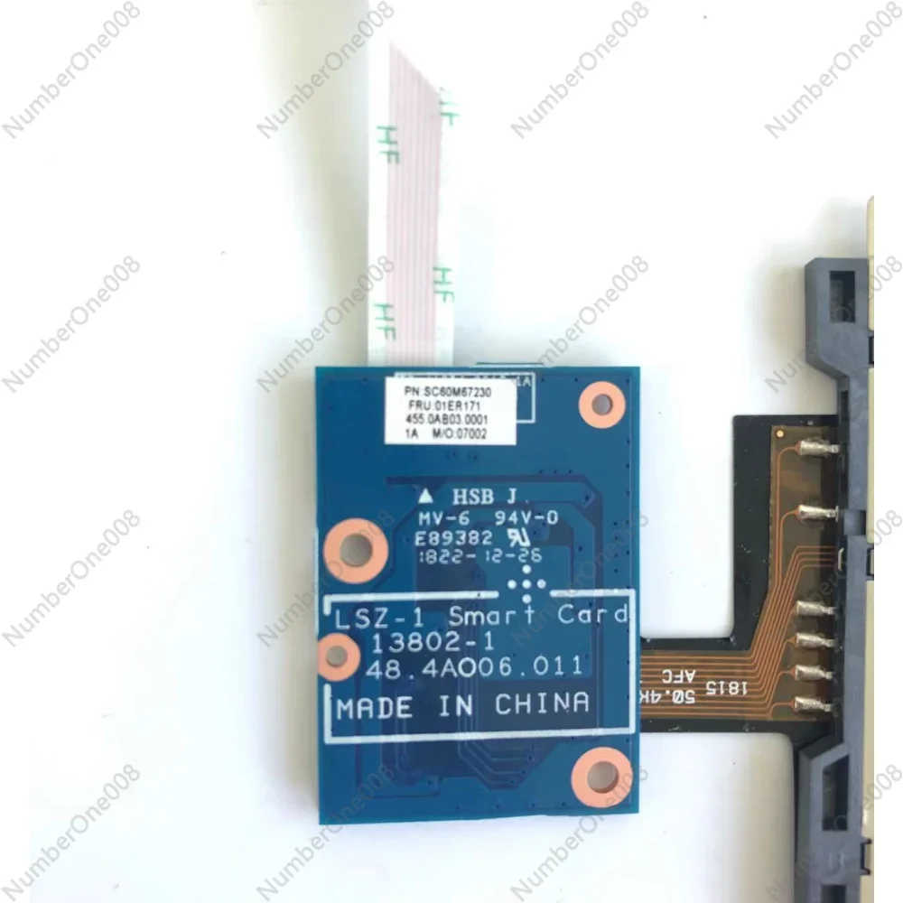 Новинка для Lenovo ThinkPad T580 P52S T570 P51S плата чтения смарт-карт + кабель FRU 01ER171