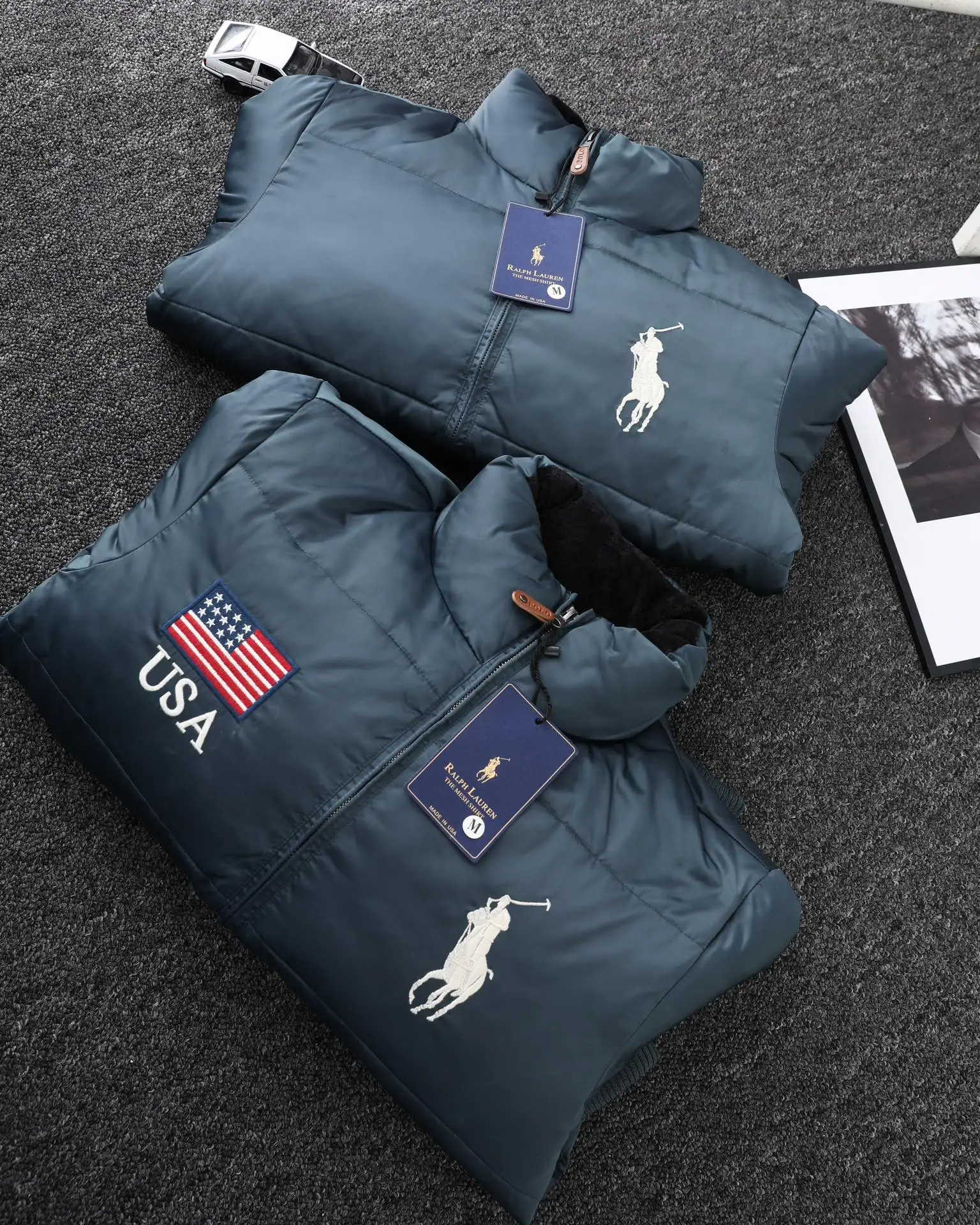 Пуховик Ralph Lauren высокое качество Мягкий и удобный Износостойкий Тонкая посадка