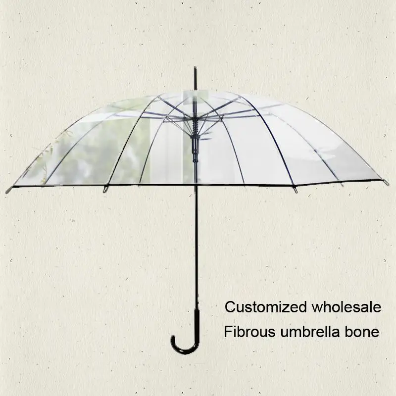 

Stay dry and stylish with our Transparent Advertising Umbrella featuring your printed logo or image