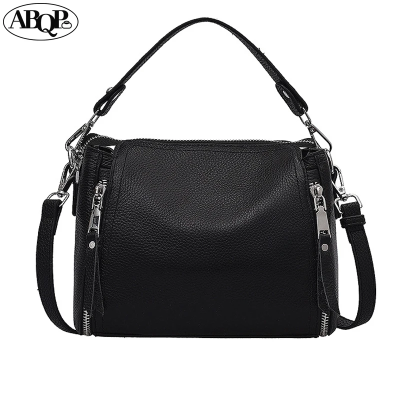 

New Genuine Leather Handbag Designers Women Messenger Bags Females Bucket Bag Leather Crossbody Shoulder Bag Handbag Bolsa