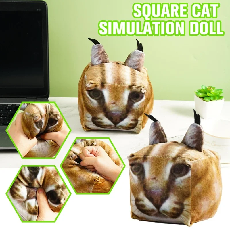 

19cm Raise A Floppa Plush Dolls Toys Cute Soft Stuffed Cartoon 3D Dolls For Kid Plushie Big Cat Doll Kids Soft Peluche Toys