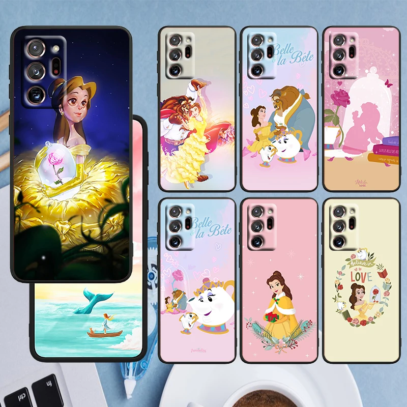 

Beauty And The beast Love Phone Case Black For Samsung A73 A70 A20 A10 A8 A03 j7 j6 Note 20 10 9 Ultra Lite Plus F23 M52 M21