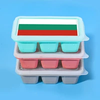 bulgarian flag food grade 6 cavity silicone bar ice cube tray mold kitchen gadgets diy ice box mold cocina accesorios de cocina