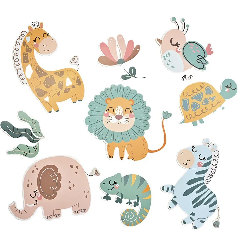 

День рождения катрон животные Мир тема баннер флаг Динозавр мир День Рождения Вечеринка комната Декор