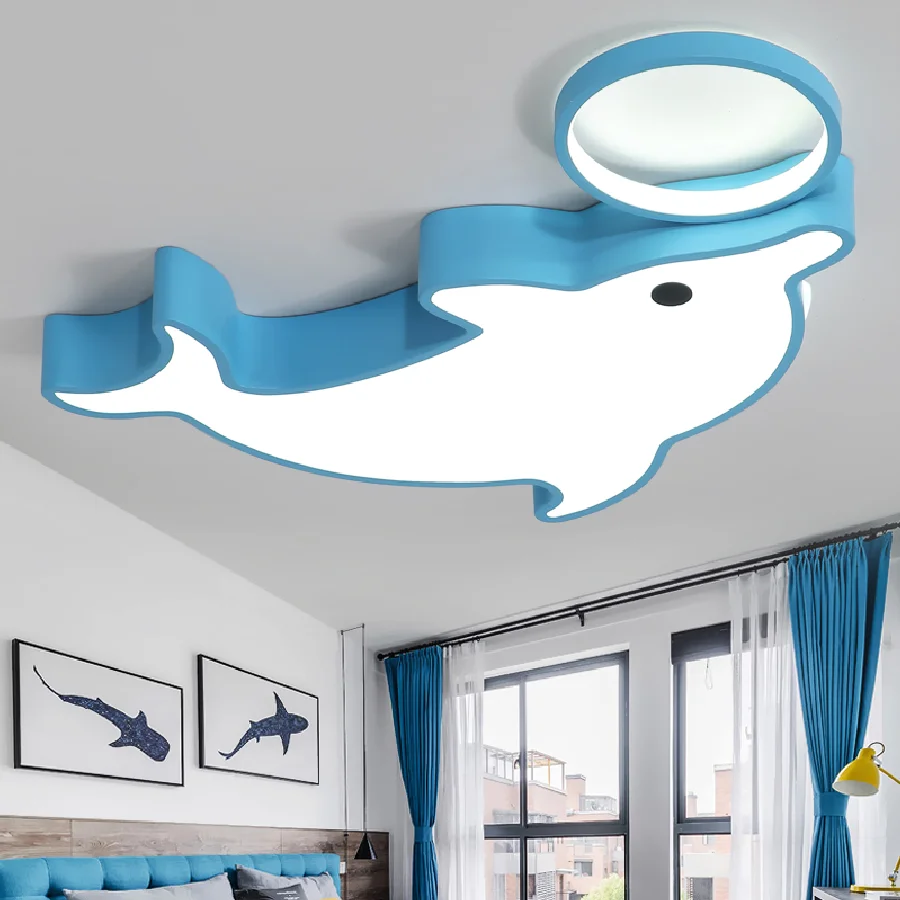 

Nordic home decoration children's bedroom decor smart led lamp lights for room dimmable ceiling light lamparas indoor lighting