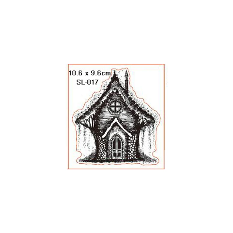 

New Arrival House Clear Stamps for DIY Scrapbooking Card Transparent Silicone Stamp Making Photo Album Crafts Decor