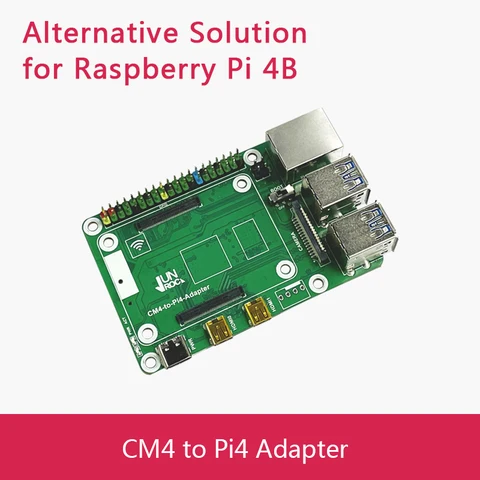 CM4-to-Pi4-Adapter на основе Raspberry PI CM4, преобразователь 4B, плата расширения, альтернатива Raspberry PI 4