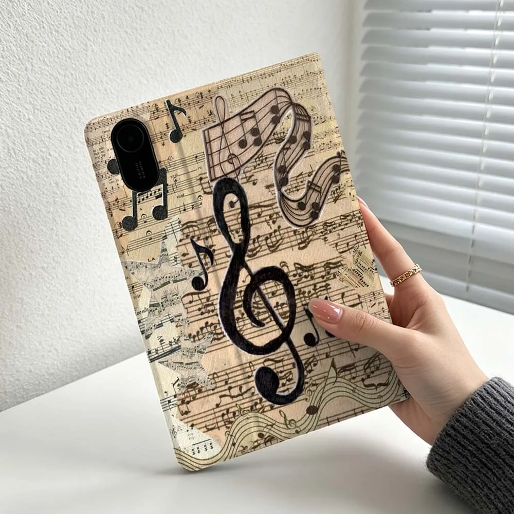 Чехол для планшета с рисунком нот для Xiaomi Redmi Mi Pad 8 7 6 5 4 2 SE K Pro Max Ultra Poco Pad, мягкий чехол для планшета. (art.: 3920dd09e9d7e) - 3920dd09e9d7e