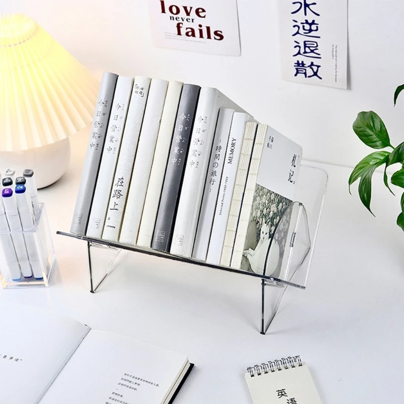 Компактная настольная книжная полка которую легко переместить для книг