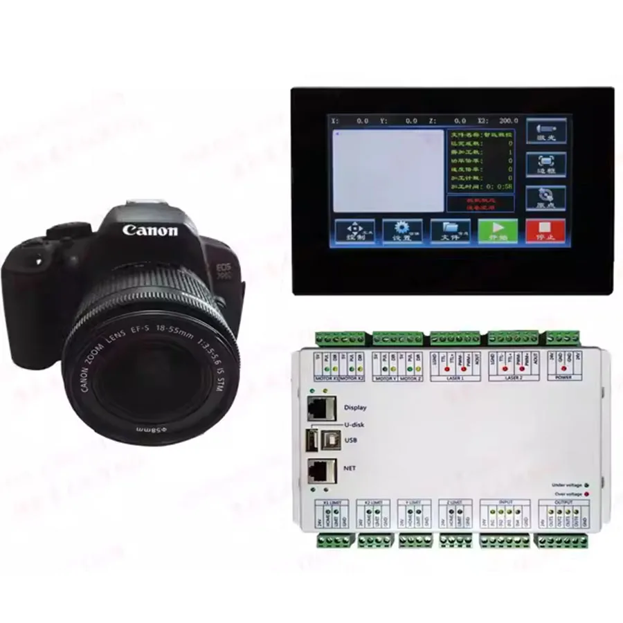 Широкоформатная визуальная камера система управления лазерной резкой Zhiyuan