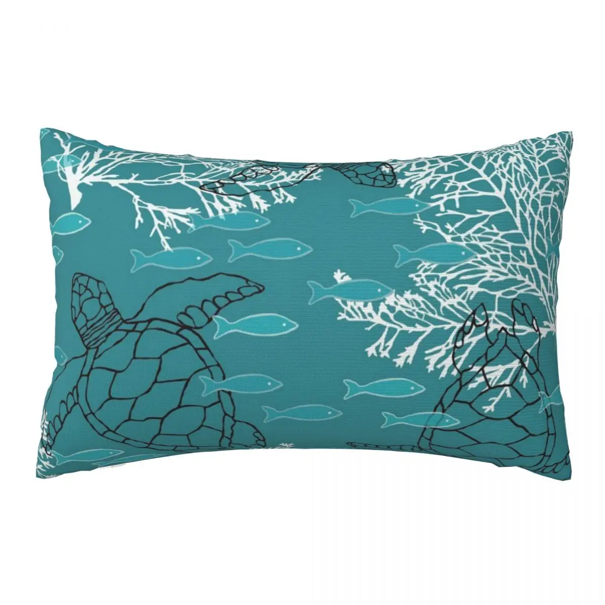 

Sea Turtle Decorative Pillow Covers Throw Pillow Cover Home Pillows Shells Cushion Cover Zippered Pillowcase