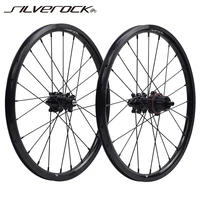 silverock alloy wheelset 16 x1 38 349 7 speed for brompton 3sixty 360 folding bicycle 24h straight pull disc brake wheel