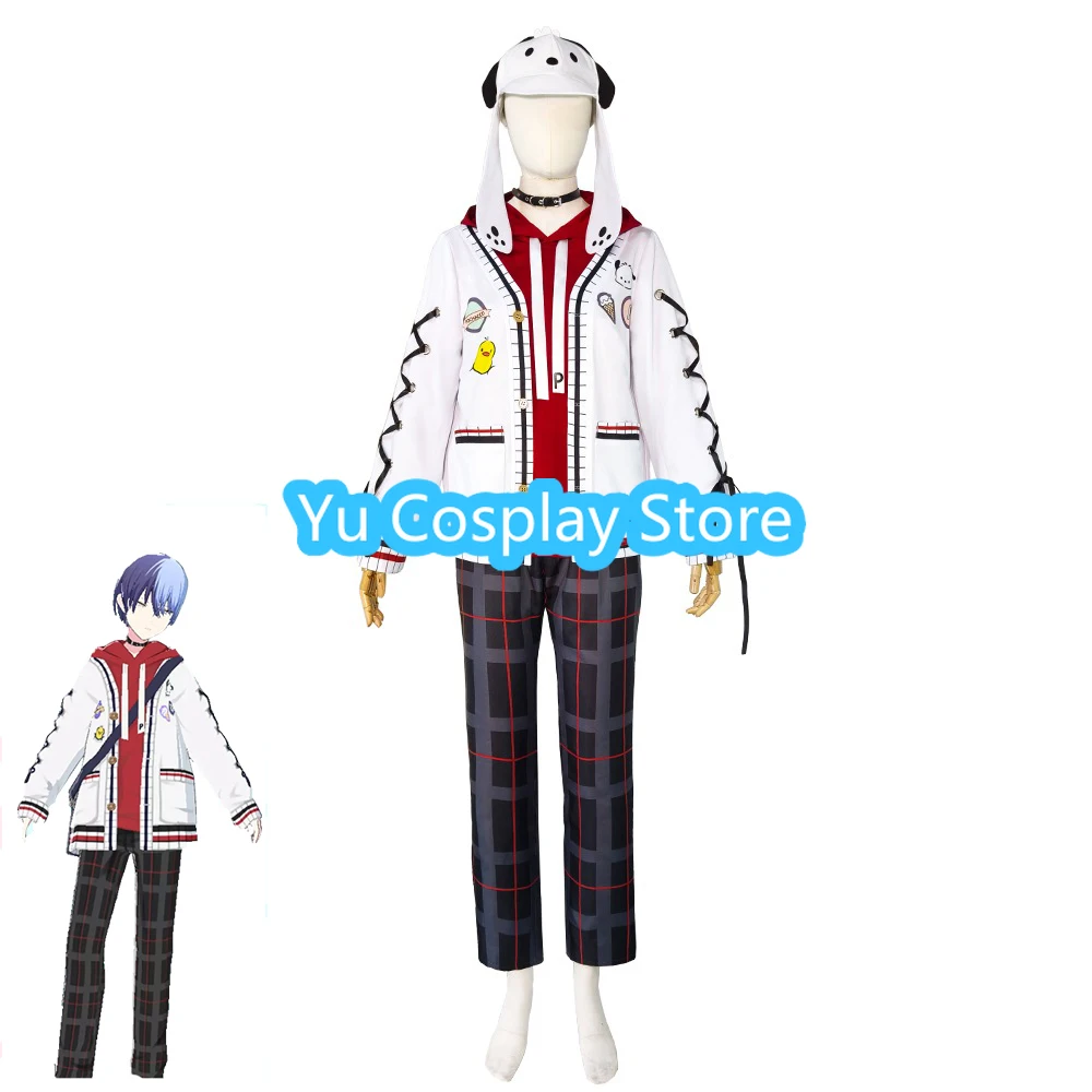 Костюм для косплея Aoyagi Toya проект игры Sekai модный костюм пальто рубашка штаны