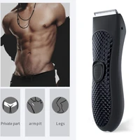 mens groin hair trimmer ball groomer body trimmer for men waterproof wetdry clippers ultimate male hygiene razor depilador