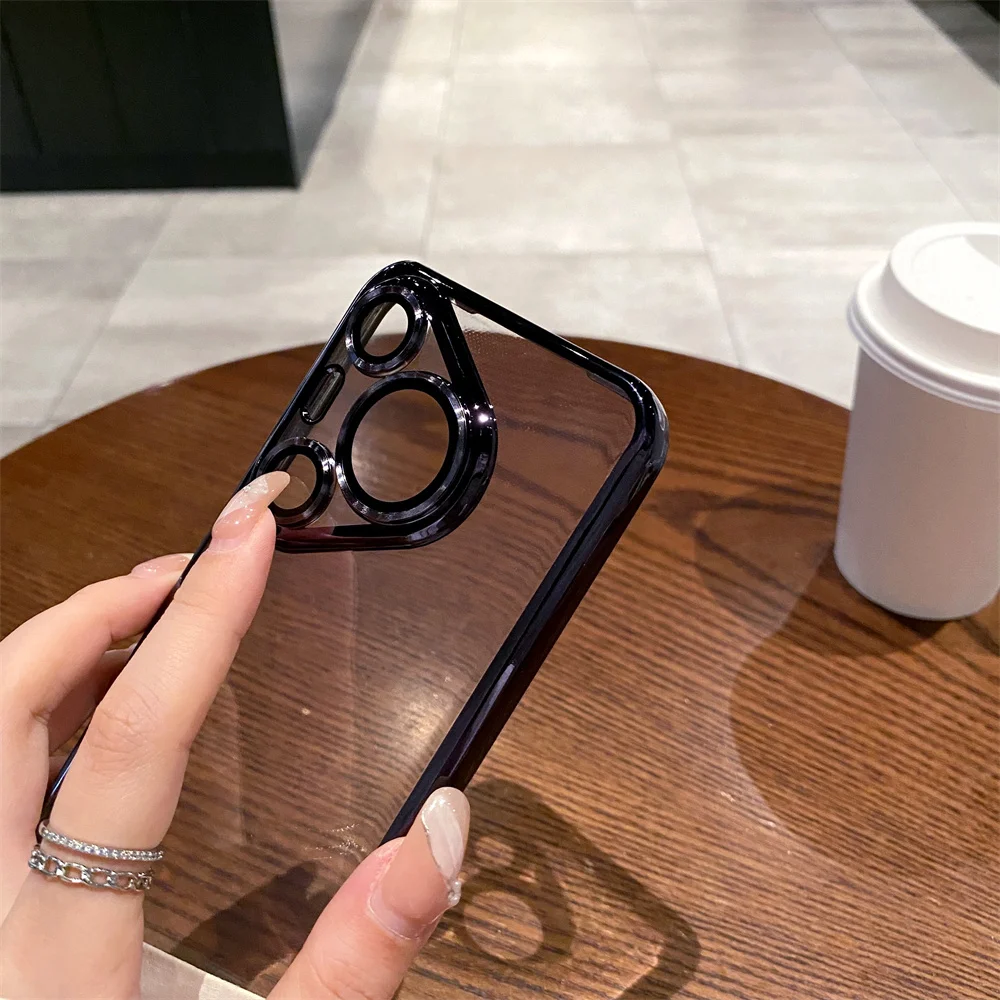 Прозрачный чехол с покрытием для телефона Huawei Pura 70 Ultra P70 Pro прозрачный