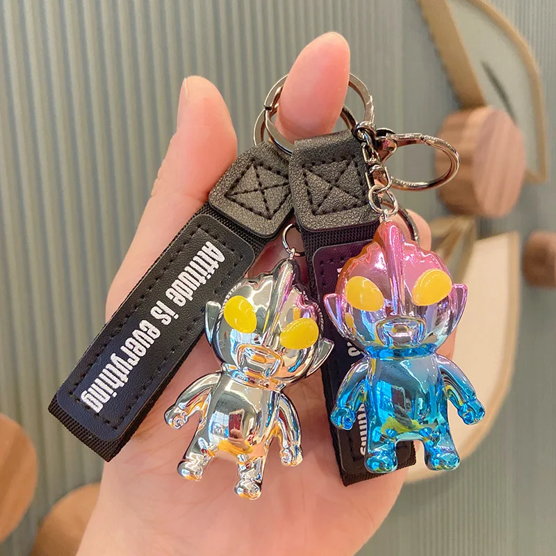 

Electroplated Creative Key chain Cartoon Doll Gift Key Pendant Car Ornaments Keychain Couple Gift Cute Bag Accessories Key Case