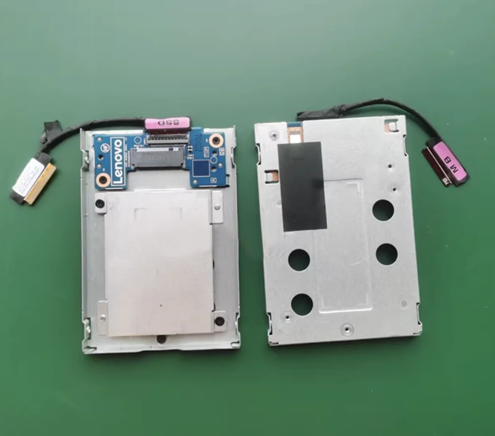 Фото Для Thinkpad T580 P52S 2,5 дюйма до M.2 2280 nvme pcie SSD Caddy кронштейн с кабелем №1