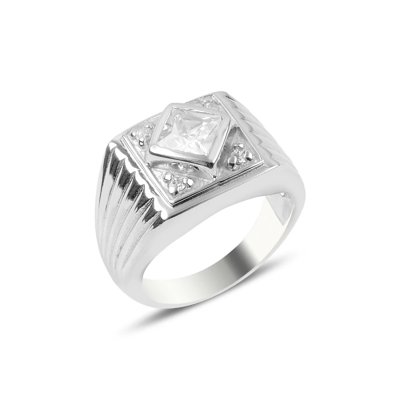 

Silver 925 Sterling Zircon Stone Ring