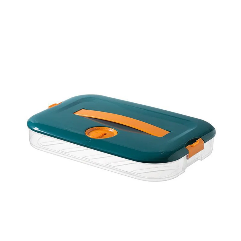 

Multi-layer Wonton Box Light Luxury Frozen Dumplings Food Grade Quick-frozen Dumpling Box Kitchen Storage Box Household