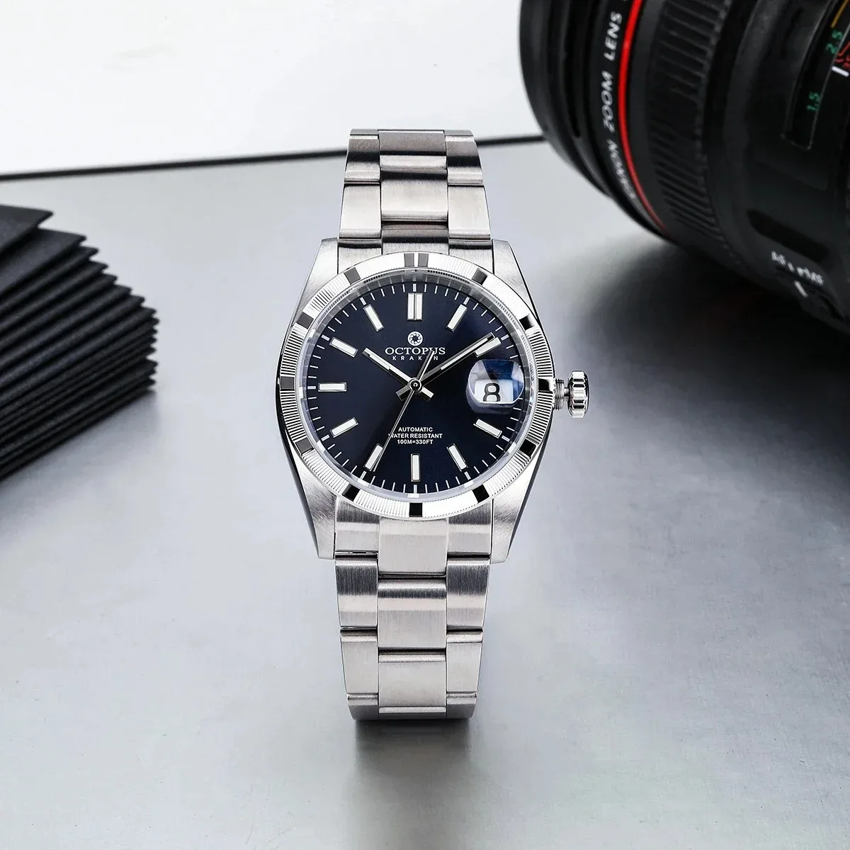 Автоматические механические часы Octopus Kraken 36 мм PT5000 механизм с сапфировым стеклом