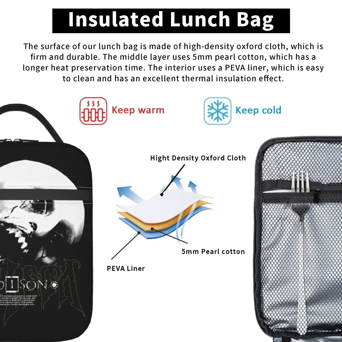 MediEvil Blue Knees Изолированные сумки для обеда Портативный контейнер Термосумка Tote