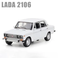 car toy 124 russian lada 2106 alloy car die cast toy car model sound and light childrens toy collectibles birthday gift