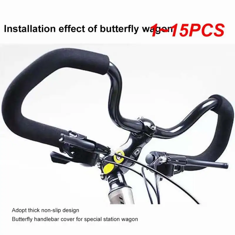 

Руль в форме бабочки Грипсы из губки для туристических велосипедов плюс амортизирующие шоссейные Грипсы для отдыха на большом расстоянии с 50 см