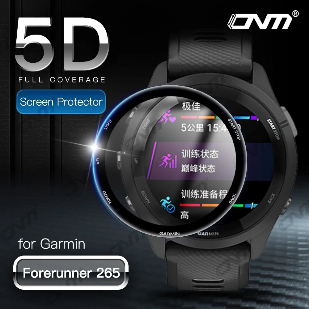 Pellicola Protettiva Morbida 5D Per Garmin Forerunner 265 265S 965 Protezione Antigraffio Per Schermo Per Garmin 265 265S 965 (Non Vetro)