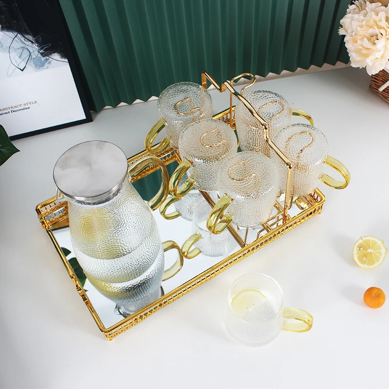 2022 Новое поступление Набор термостойких стеклянных кувшинов для воды с большой