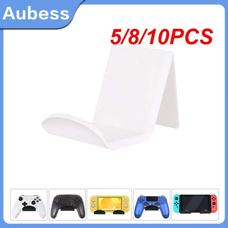

5/8/10PCS Gamepad Headphone Holder Wall Mount Hanging Stand Holder Rack Adhesive Game Controller Holder Hanging Stand