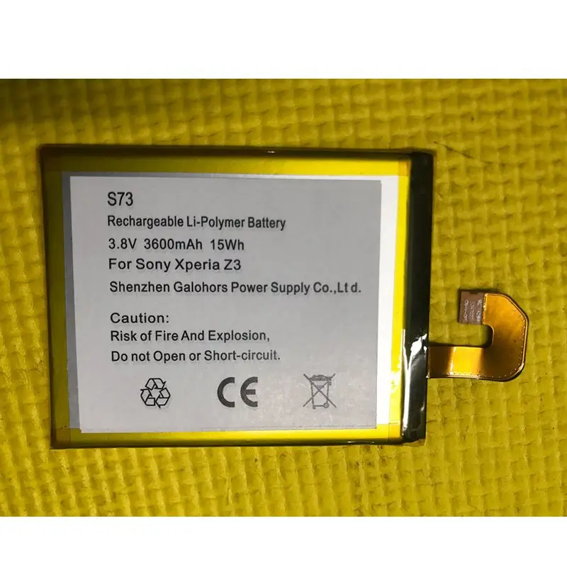 Аккумуляторная батарея 1 шт. для Sony Xperia Z3 L55T L55U D66643 D6653 D6633 D6603 D6646 D6616 LIS1558ERPC высокое