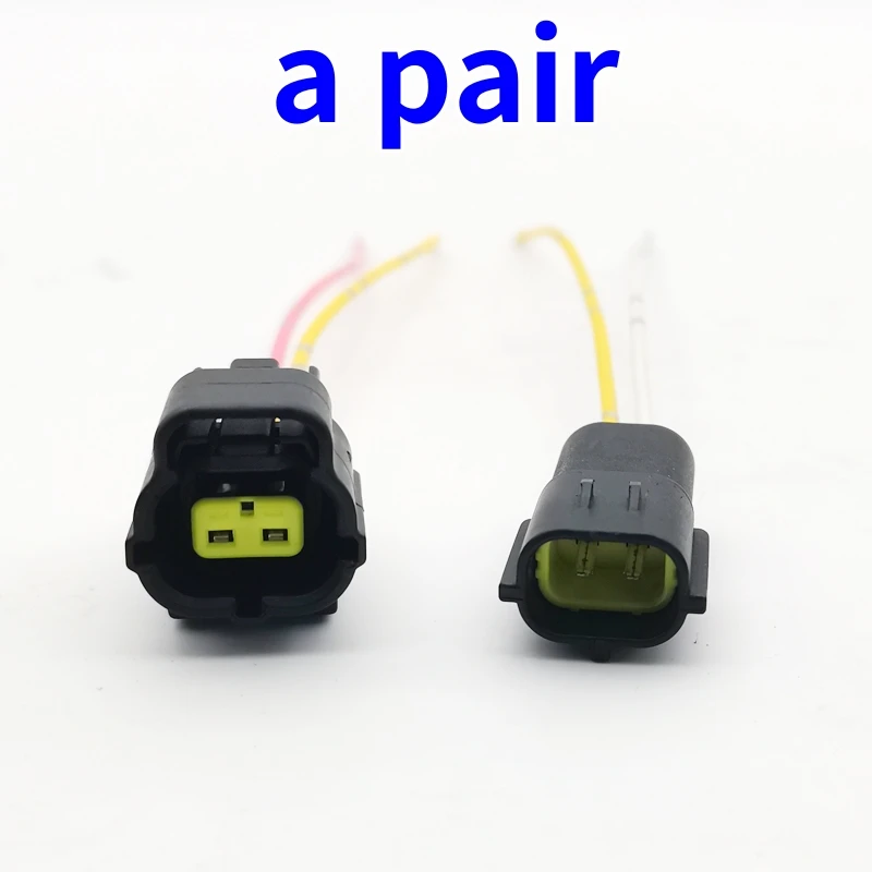 2-контактный Электрический разъем для экскаватора, штепсельная вилка AMP, подходит для Sany, Hyundai и KOBELCO, соединительные шлейки электромагнитных клапанов