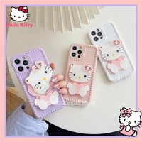 hello kitty for iphone 78pxxrxsxsmax1112pro12mini mirror silicone phone casesuitable for girls