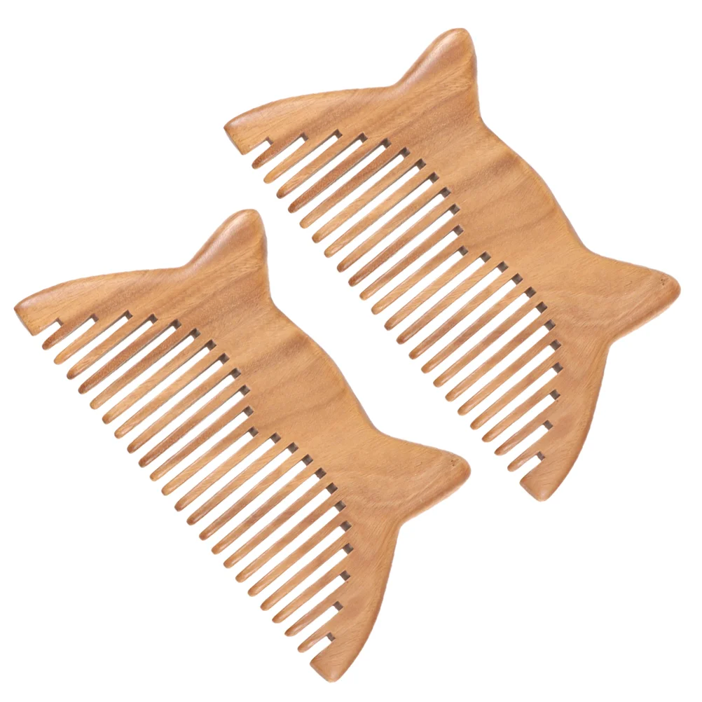 

Расческа для волос, деревянная расческа для распутывания волос, широкая, тонкая, искусственный Размер, без ручки, карманы для кисти, для расп...