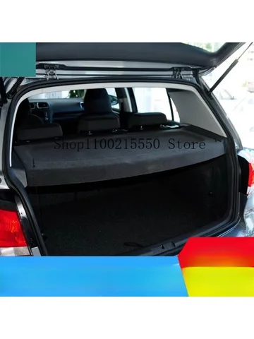 Чехлы на багажник автомобиля для Volkswagen Golf 6 2010-2013, флокированные водонепроницаемые занавески для багажа, аксессуары для багажа