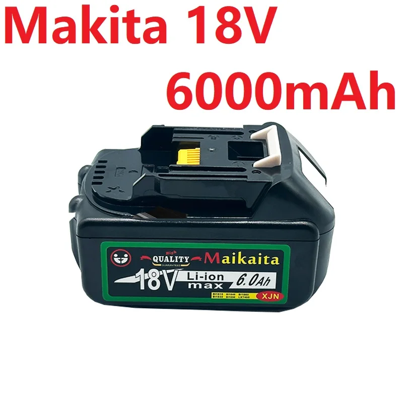 Литий-ионная перезаряжаемая аккумуляторная батарея Makita 18 в 6000 мАч с быстрой зарядкой 18650 Замена LXT BL