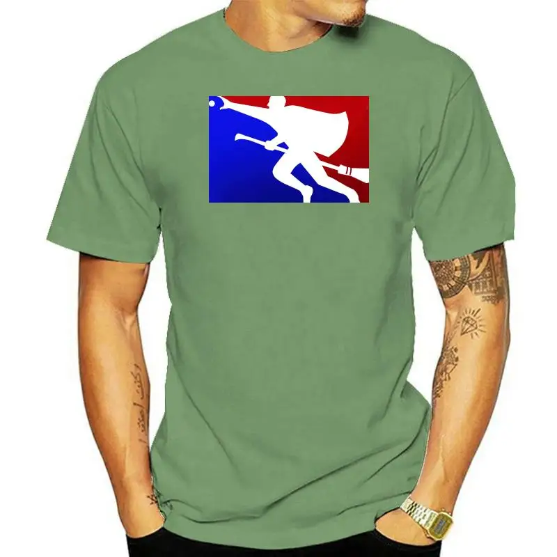 

Quidditch Pro League , Broom Golden Snitch T Shirt 100% Cotton For Man Shirts