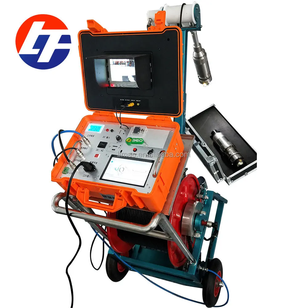 Мобильная лебедка проверка скважины глубокой подводной системы камеры для