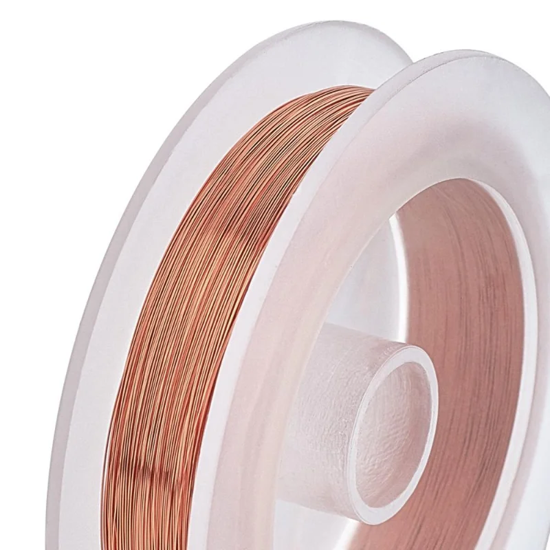 200 Meters Copper Wire 0.15mm Metal Beading Wire for DIY Bracelet Necklace Earring Hairpins Jewelry Making Craft Accessories