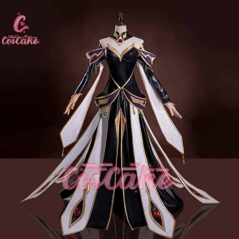 Аниме CODE GEASS Lelouch of The Rebellion C.C.CC Queen Косплей Костюм Униформа Вечернее Платье Женский