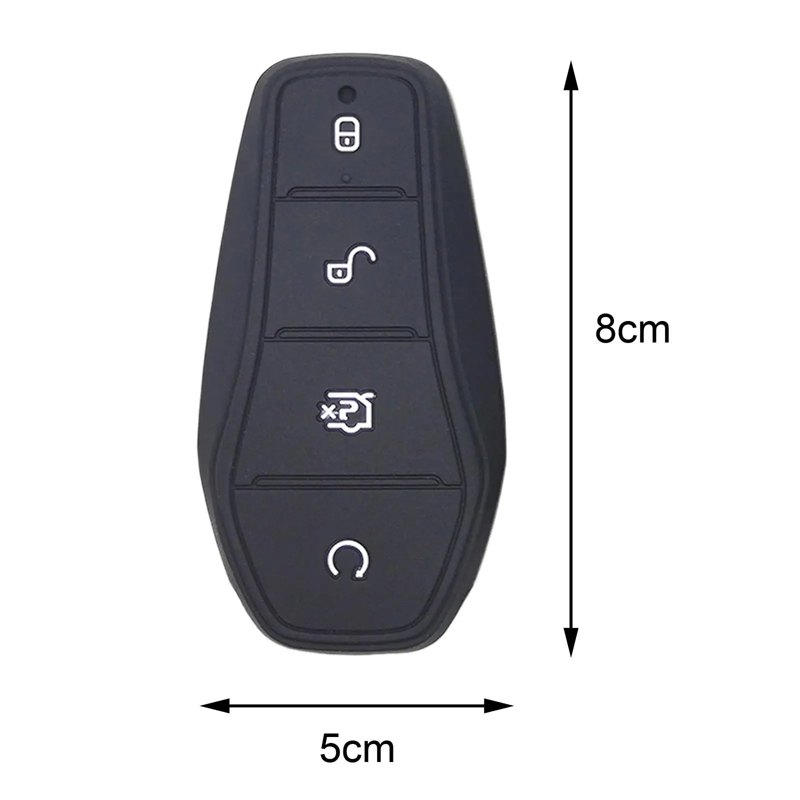 Car Key Shell Silicone Holder Durable Birthday Present Cover for Yuan Plus