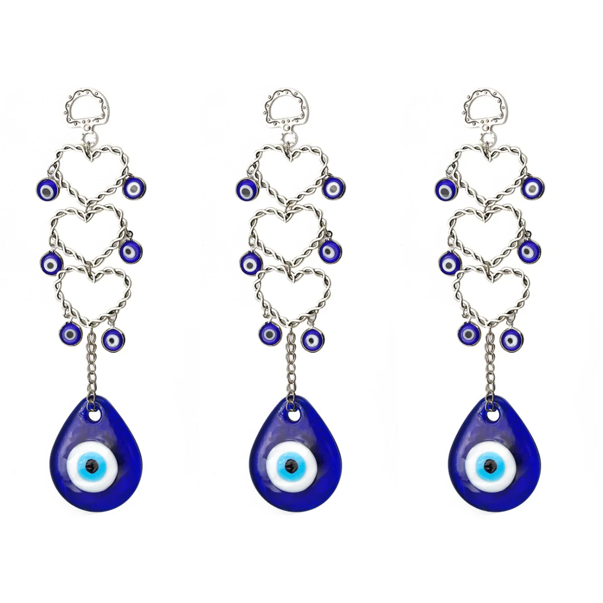 

Eye Evil Pendant Ornament Turkish Charm Lucky Hanging Amulet Luck Good Protection Blue Large Wall Charms Decor